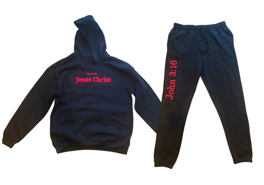 Elevate your style & spirituality with our Christian sweatsuit. Ideal for active lifestyles, it combines fashion & faith seamlessly. Order yours today for a divine experience! #ChristianFashion #Faithwear #CozyFaithStyle #ChristianApparel